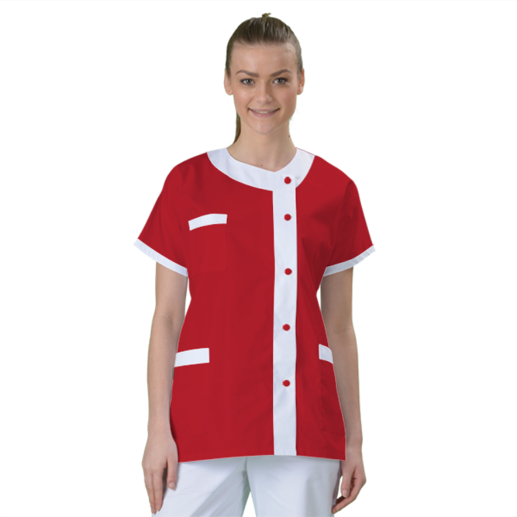 blouse-medicale-col-carre-a-personnaliser acheté - par Edith - le 30-01-2021