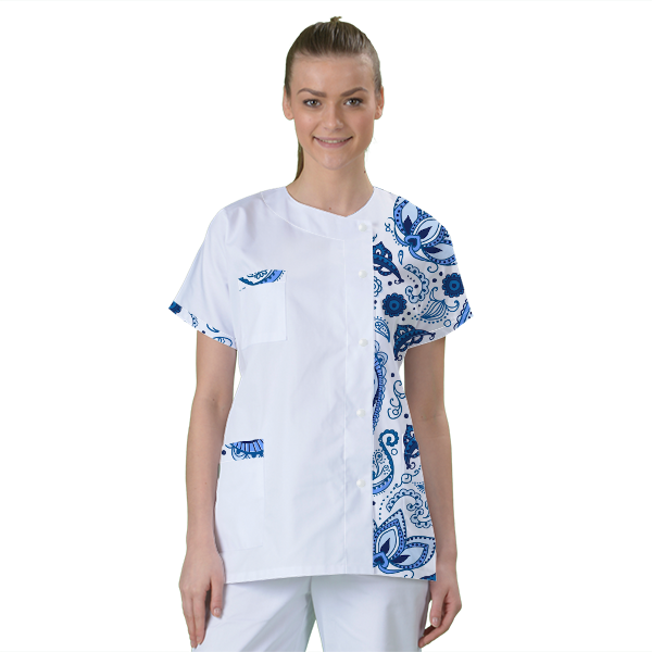 blouse-de-travail-personnalisee-tunique-medicale acheté - par Agnes - le 08-09-2020