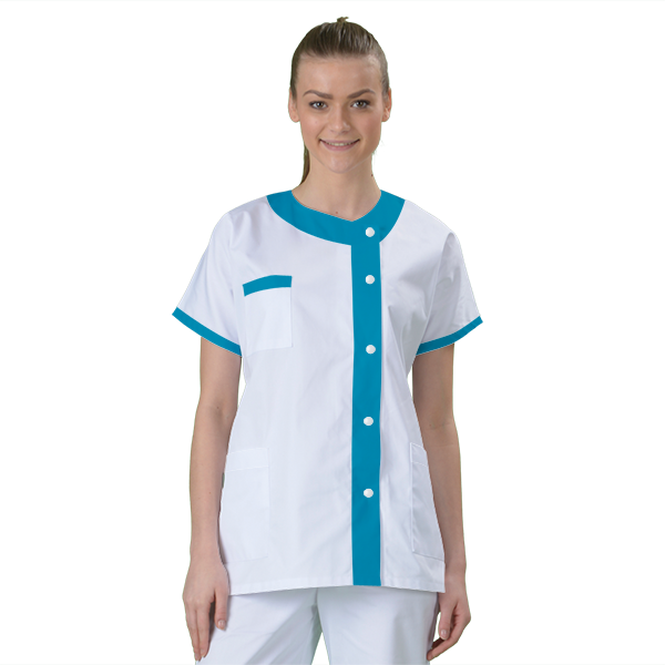 blouse-medicale-col-carre-a-personnaliser acheté - par Souad - le 19-03-2021