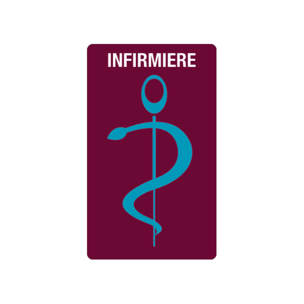 caducee-infirmiere-personnaliser-en-linge acheté - par Manon  - le 15-11-2018