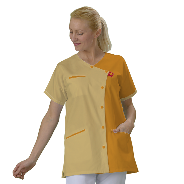 blouse-medicale-courte-personnalisable acheté - par Virginie - le 22-05-2020