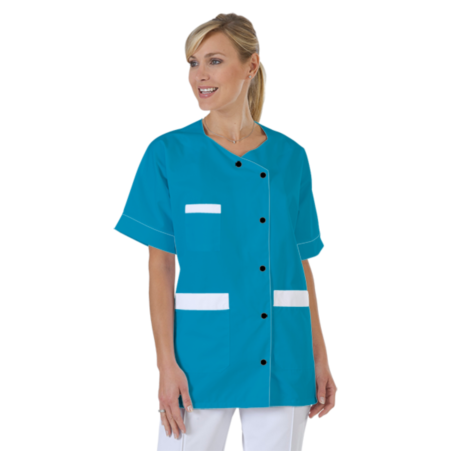 blouse-infirmiere-personnalise-col-trapeze acheté - par Camille - le 17-11-2020