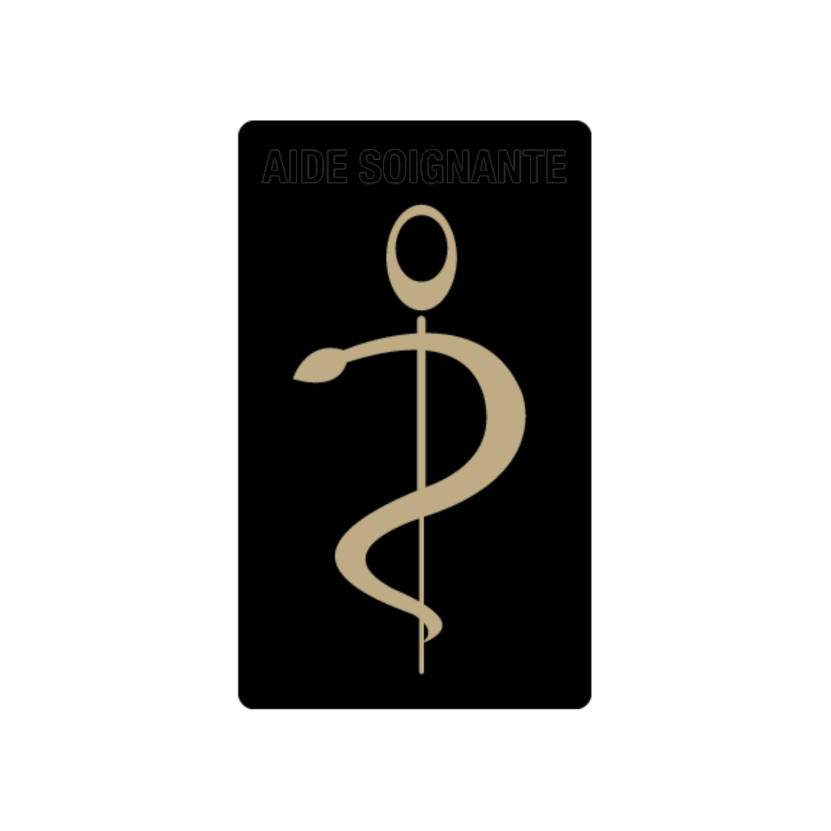 caducee-aide-soignante-personnalisable acheté - par Laure - le 22-09-2020