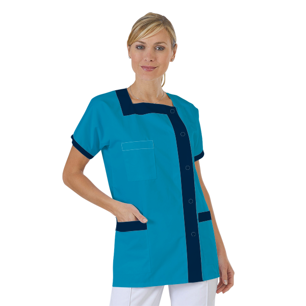 blouse-medicale-col-carre-a-personnaliser acheté - par Charline  - le 07-01-2019