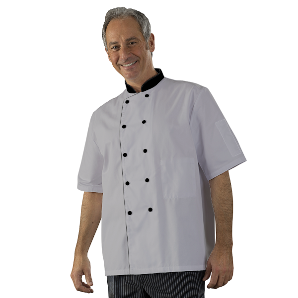 veste-de-cuisine-a-personnaliser-manches-courtes acheté - par Julien - le 07-12-2018