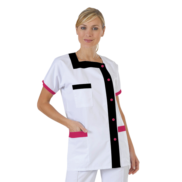 blouse-medicale-col-carre-a-personnaliser acheté - par Claire - le 07-10-2016