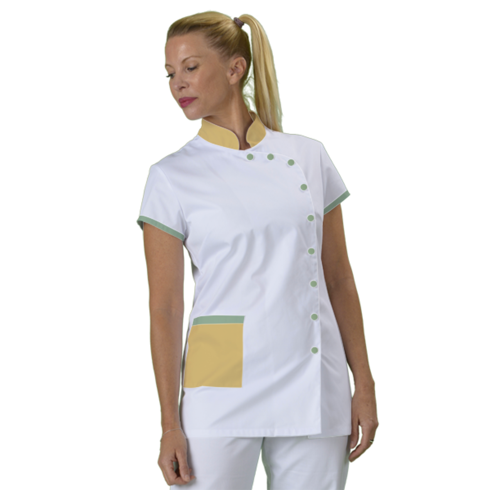 tunique-medicale-infirmiere-col-mao-a-personnaliser acheté - par Claire - le 07-07-2025