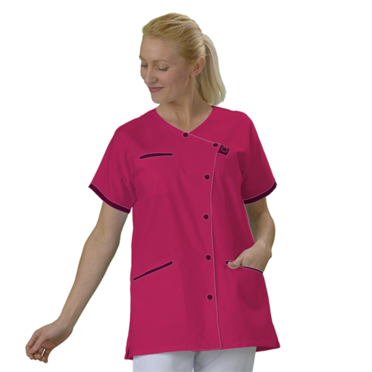 blouse-medicle-courte-a-personnaliser acheté - par Victoria - le 12-05-2019