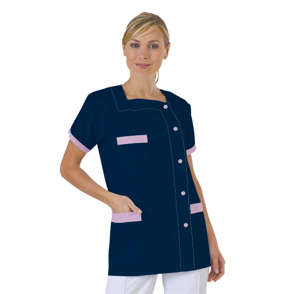 blouse-medicale-col-carre-a-personnaliser acheté - par Sharlen - le 09-04-2019
