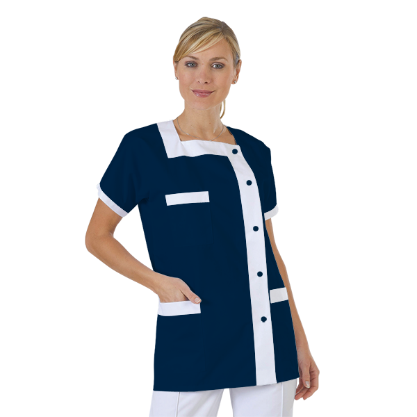 blouse-medicale-col-carre-a-personnaliser acheté - par Nathalie - le 01-12-2018