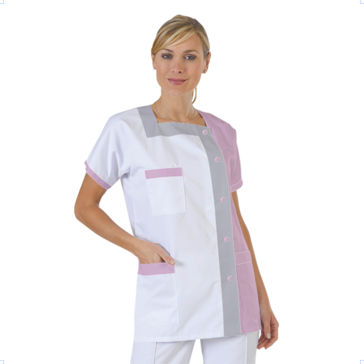 blouse-medicale-col-carre-a-personnaliser acheté - par Laurriane - le 11-06-2019