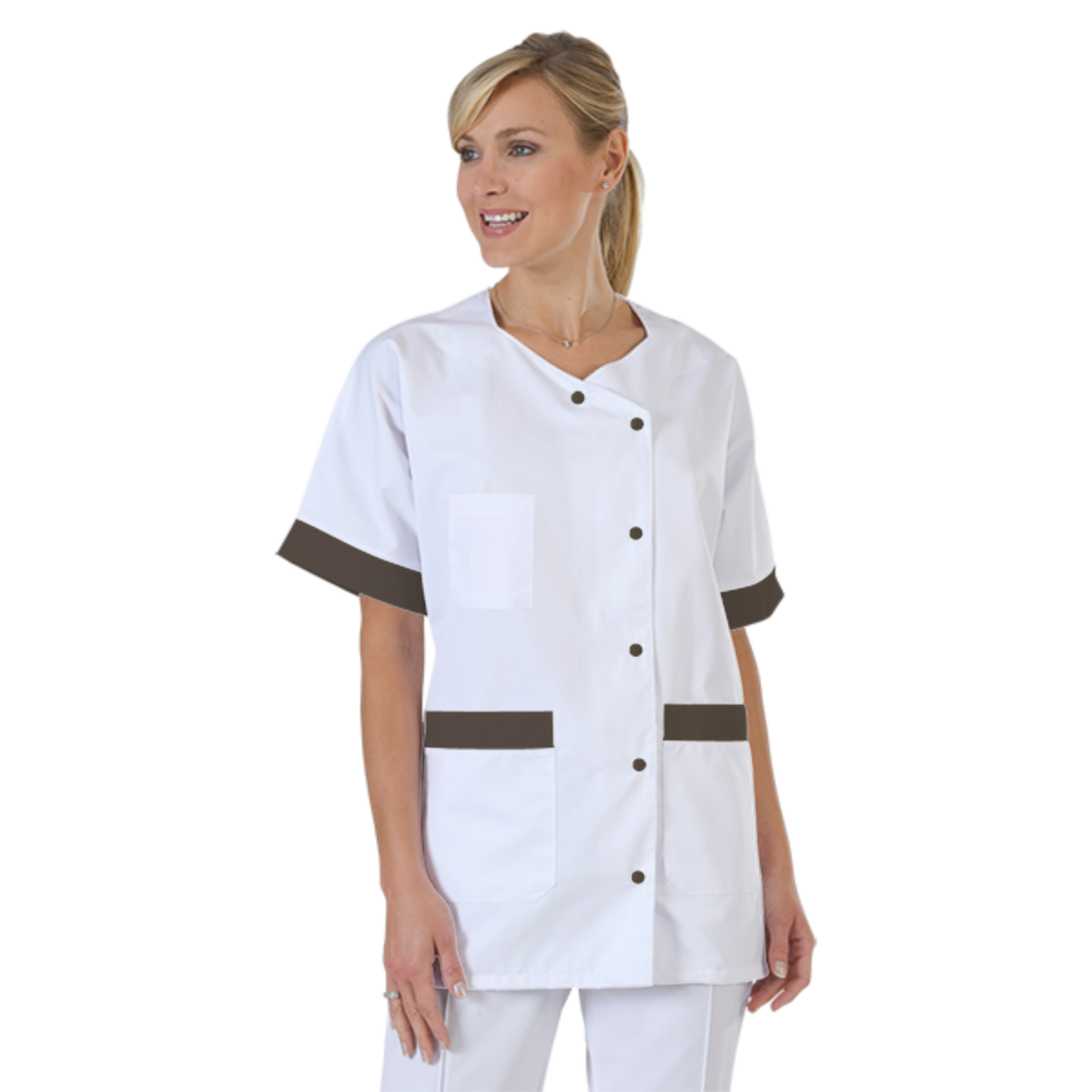 blouse-infirmiere-personnalise-col-trapeze acheté - par Magali - le 03-12-2025