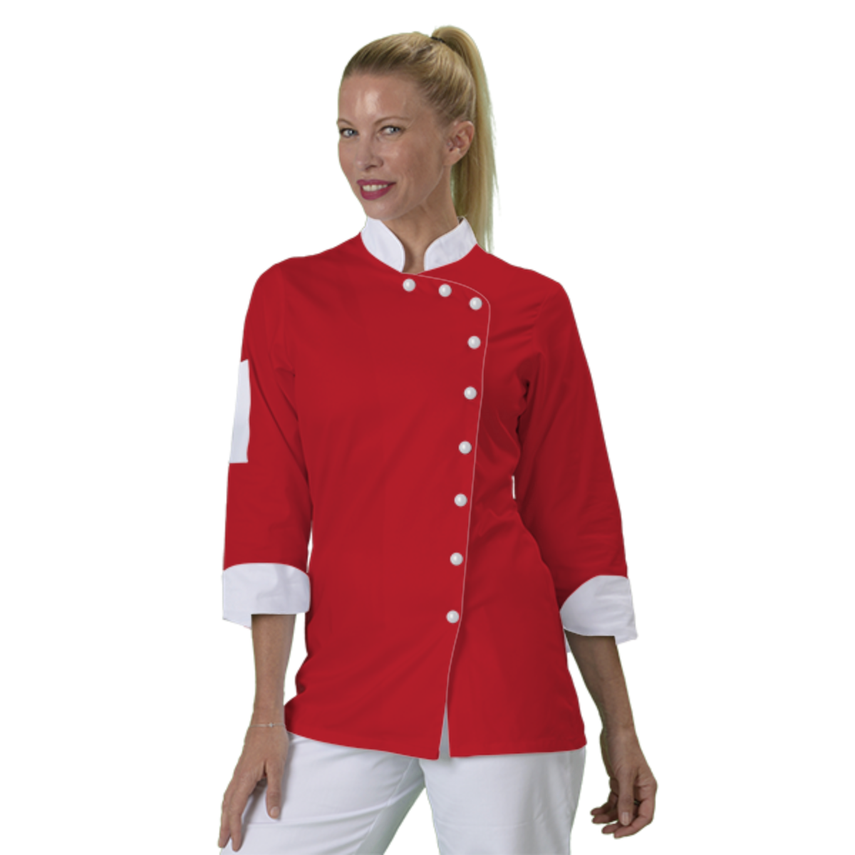 Veste de cuisine femme a personnaliser