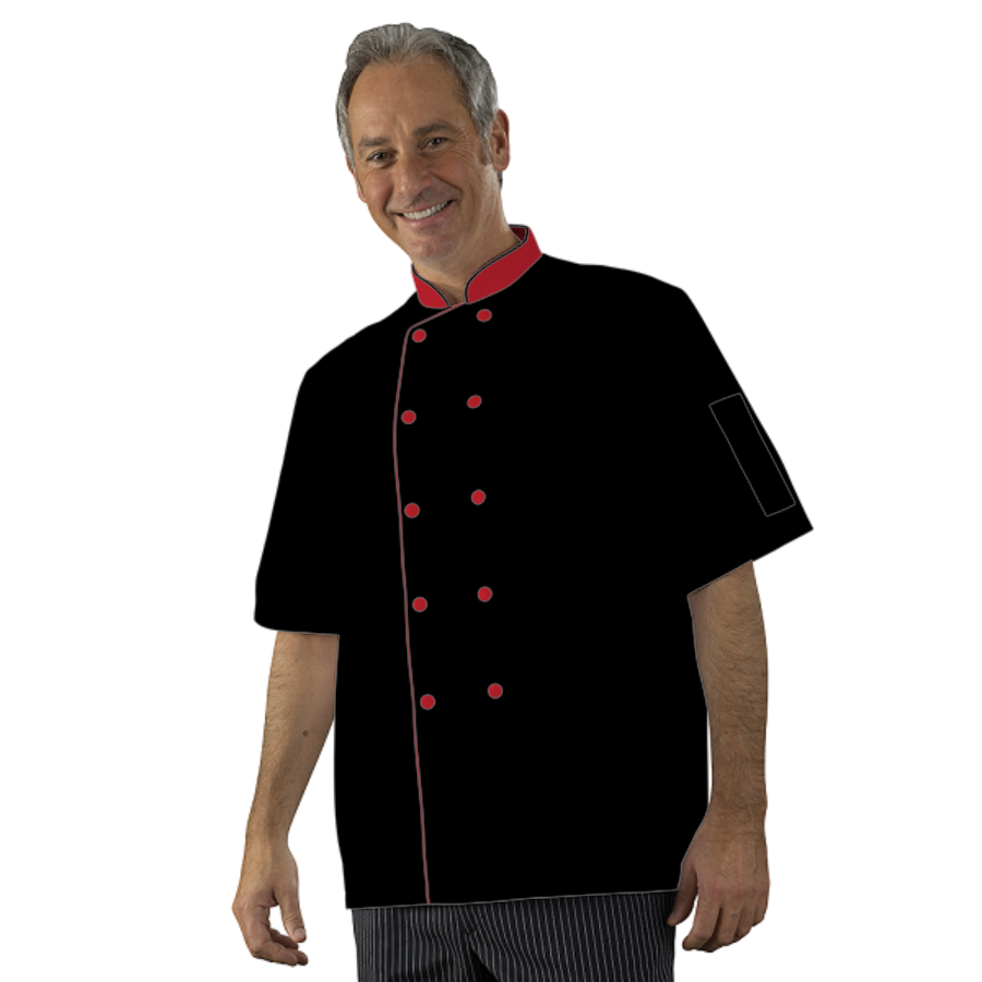 veste-de-cuisine-a-personnaliser-manches-courtes acheté - par Luc - le 19-03-2023