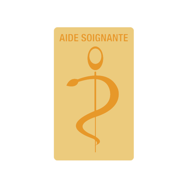 caducee-aide-soignante-personnalisable acheté - par Yasmina  - le 11-10-2018