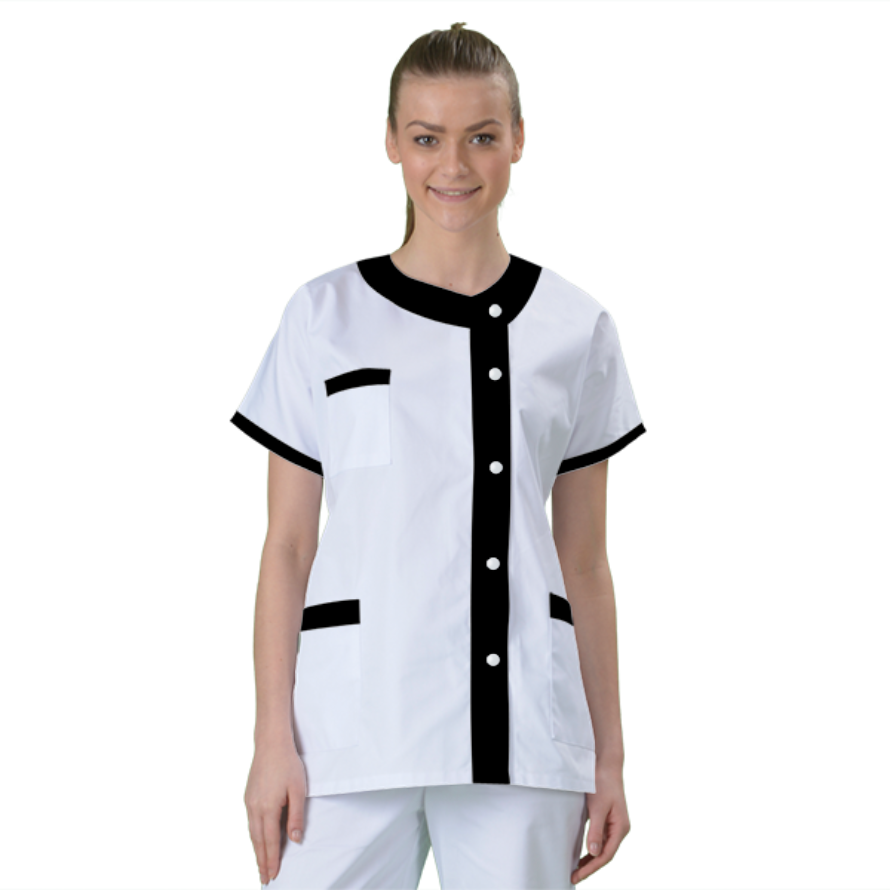 blouse-medicale-col-carre-a-personnaliser acheté - par Caroline - le 27-02-2020