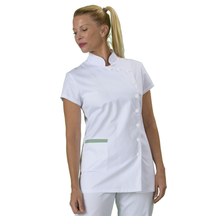 tunique-medicale-infirmiere-col-mao-a-personnaliser acheté - par Sylvie - le 19-03-2025