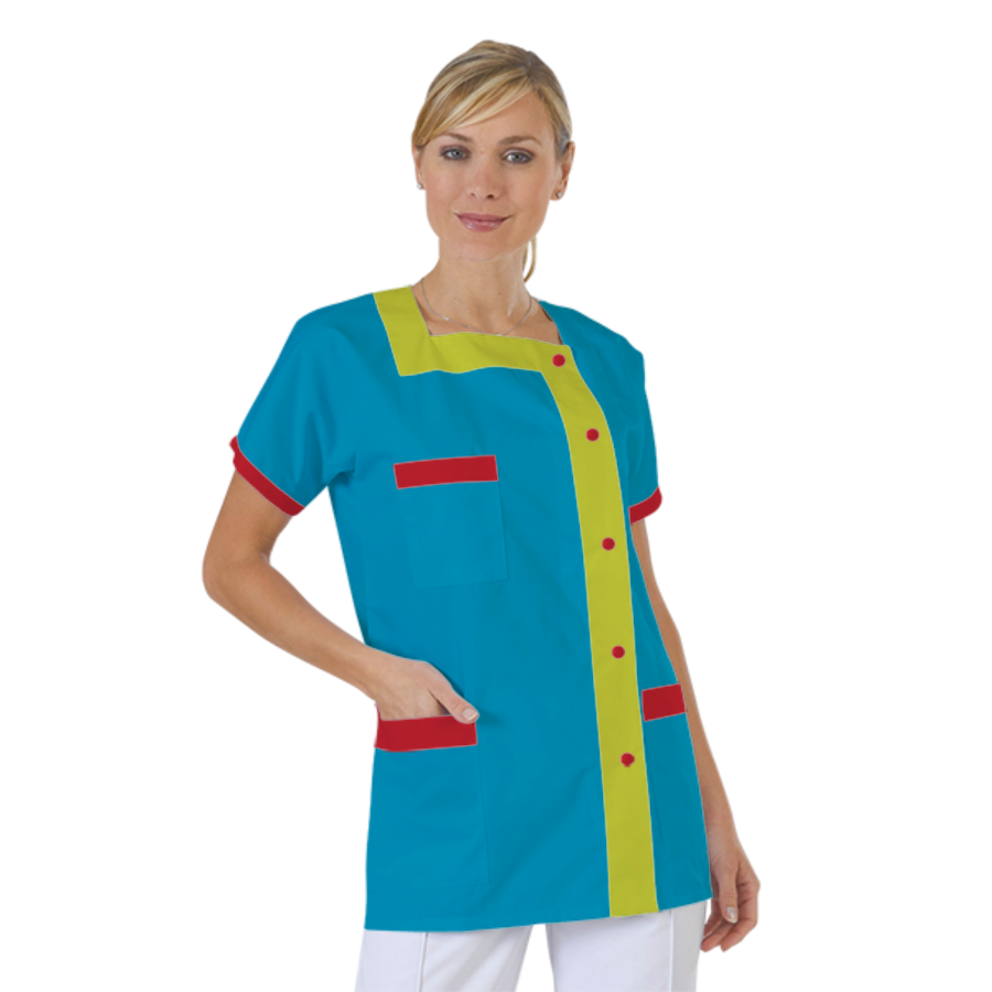blouse-medicale-col-carre-a-personnaliser acheté - par Isabelle - le 29-01-2019