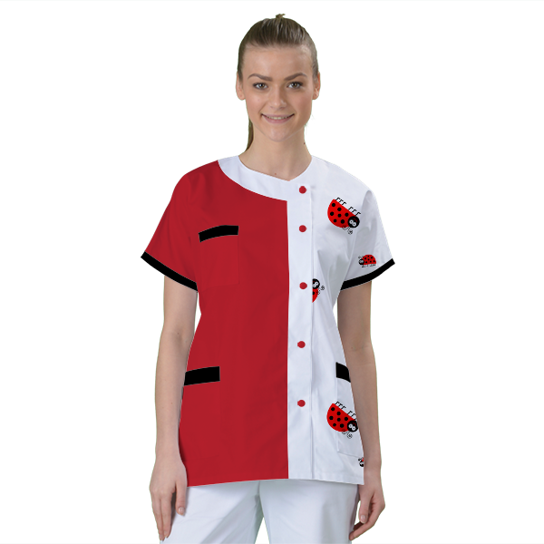 blouse-de-travail-personnalisee-tunique-medicale acheté - par Angélique - le 24-11-2020