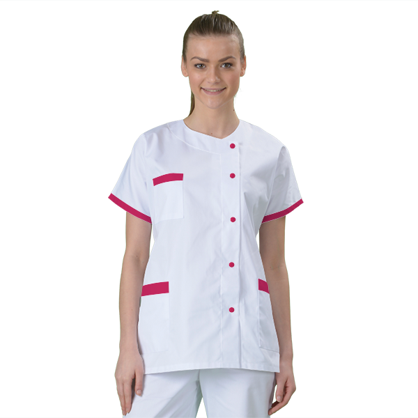 blouse-medicale-col-carre-a-personnaliser acheté - par Audrey  - le 30-03-2023