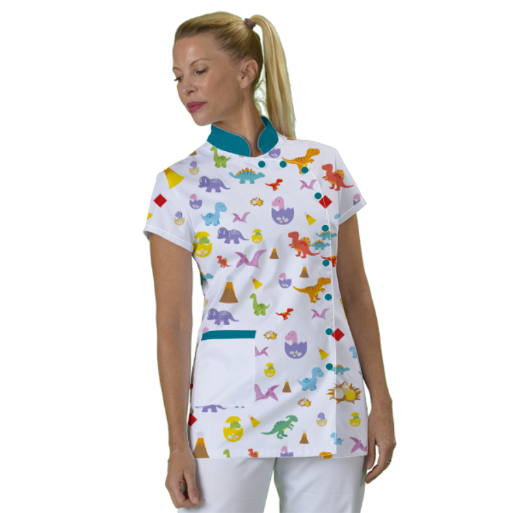 tunique-medicale-infirmiere-col-mao-a-personnaliser acheté - par belot - le 15-10-2025