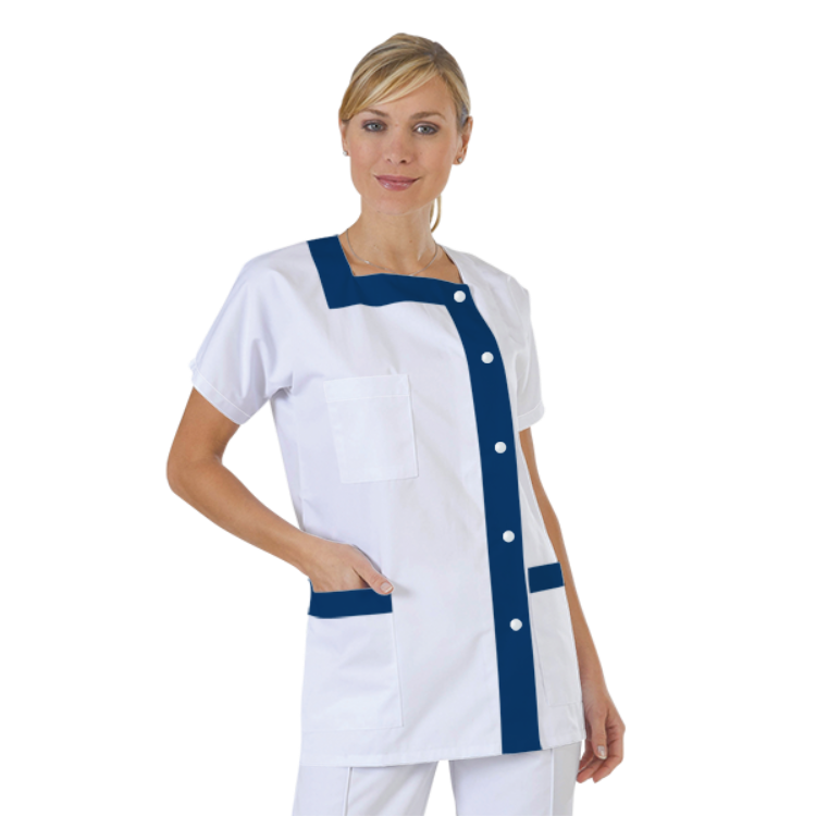 blouse-medicale-col-carre-a-personnaliser acheté - par Stephane - le 15-12-2019