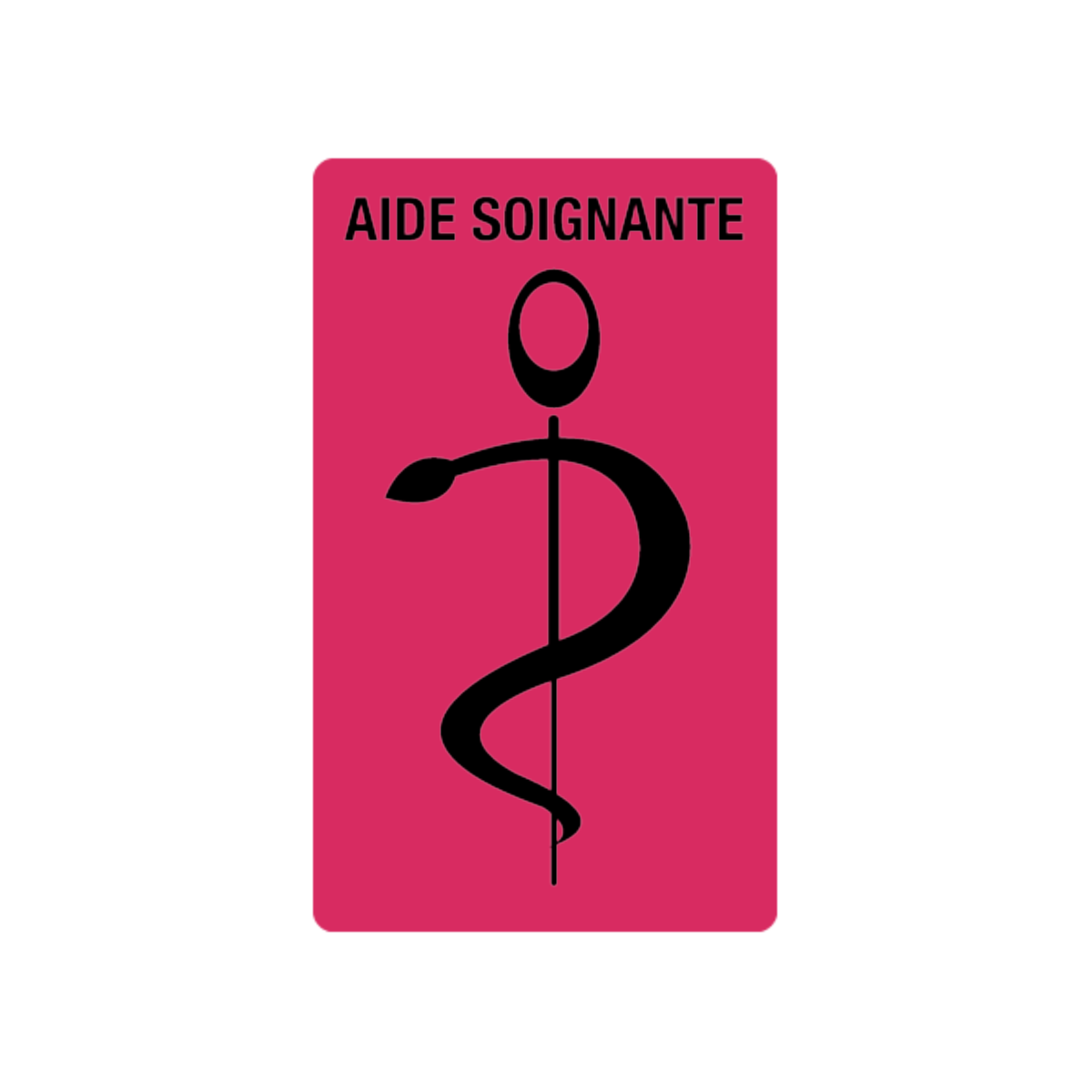 caducee-aide-soignante-personnalisable acheté - par Cécile  - le 09-11-2017