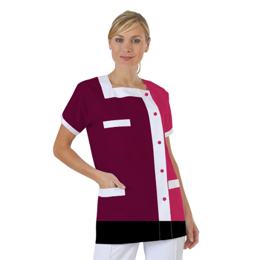 blouse-medicale-col-carre-a-personnaliser acheté - par Cecile - le 25-09-2018