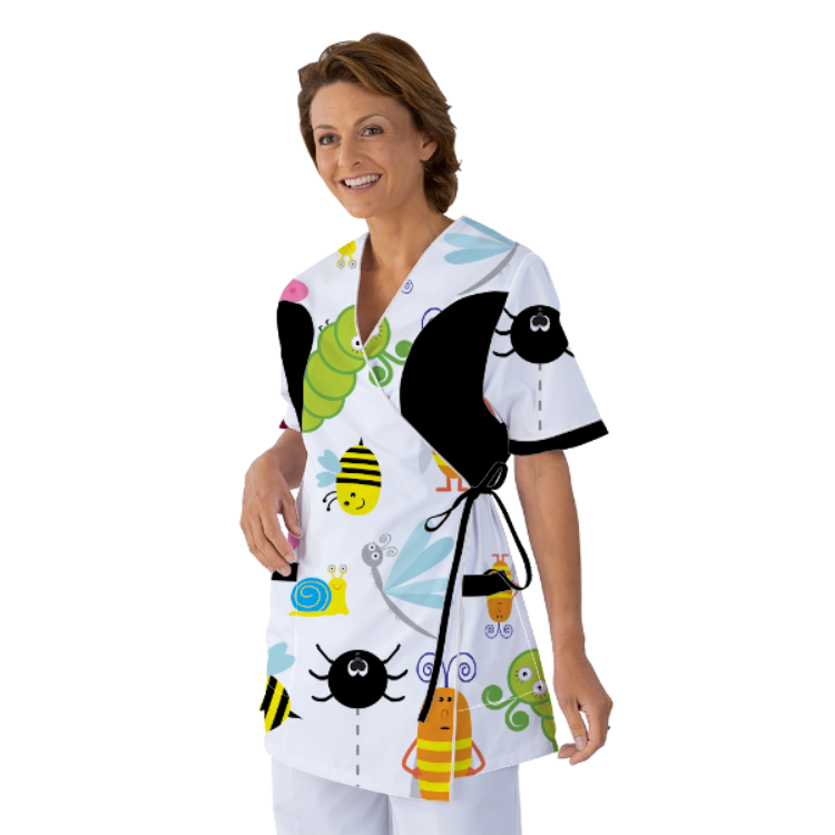 tunique-esthetique-kimono-a-personnaliser acheté - par Isabelle - le 01-10-2021