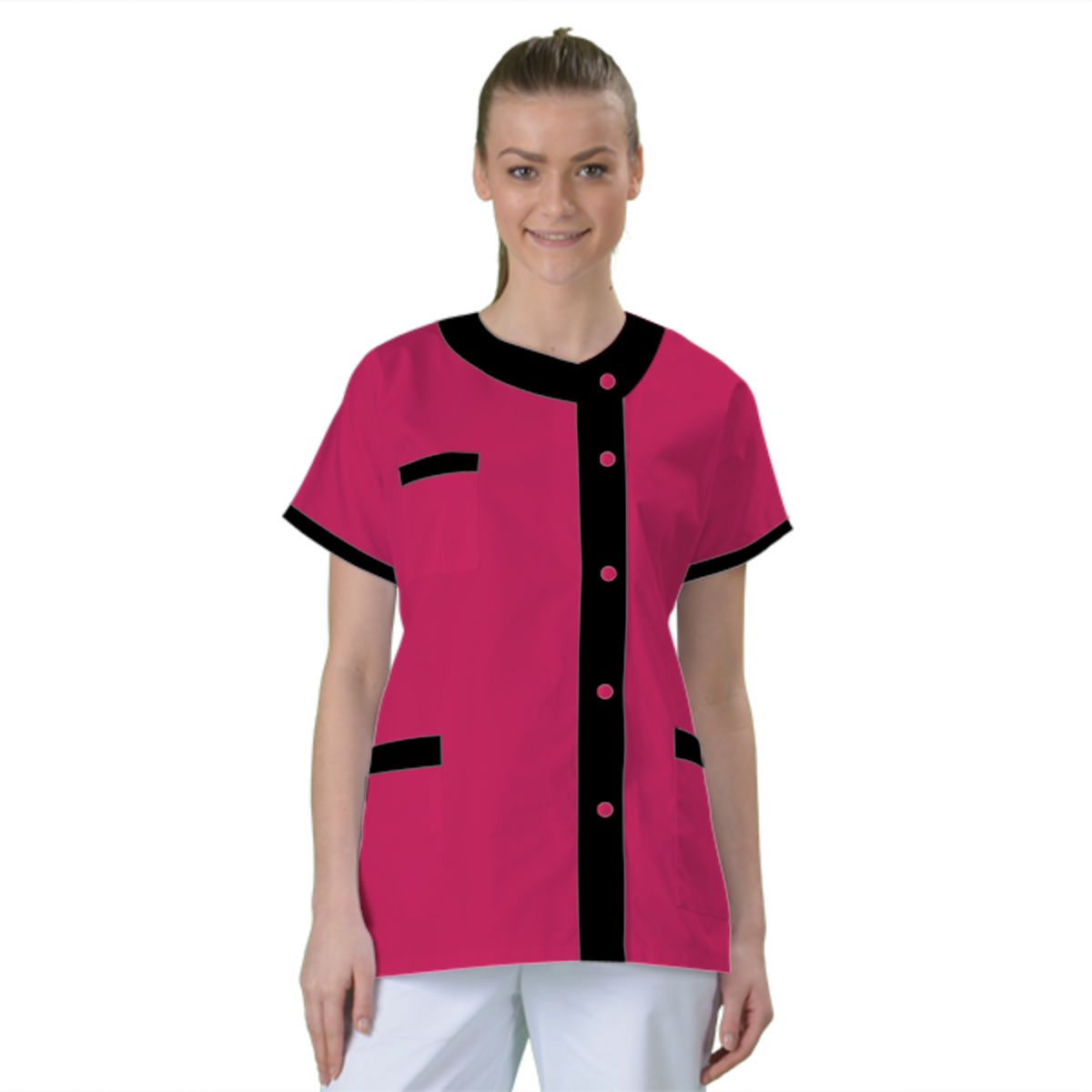 blouse-medicale-col-carre-a-personnaliser acheté - par Camille - le 11-06-2018