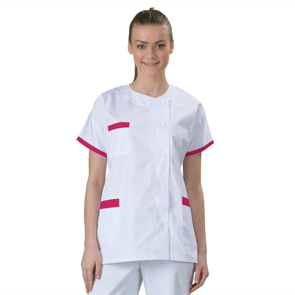 blouse-medicale-col-carre-a-personnaliser acheté - par Bernadette - le 05-08-2018