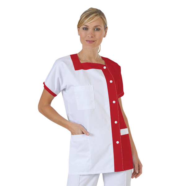 blouse-medicale-col-carre-a-personnaliser acheté - par Jessica - le 13-02-2017