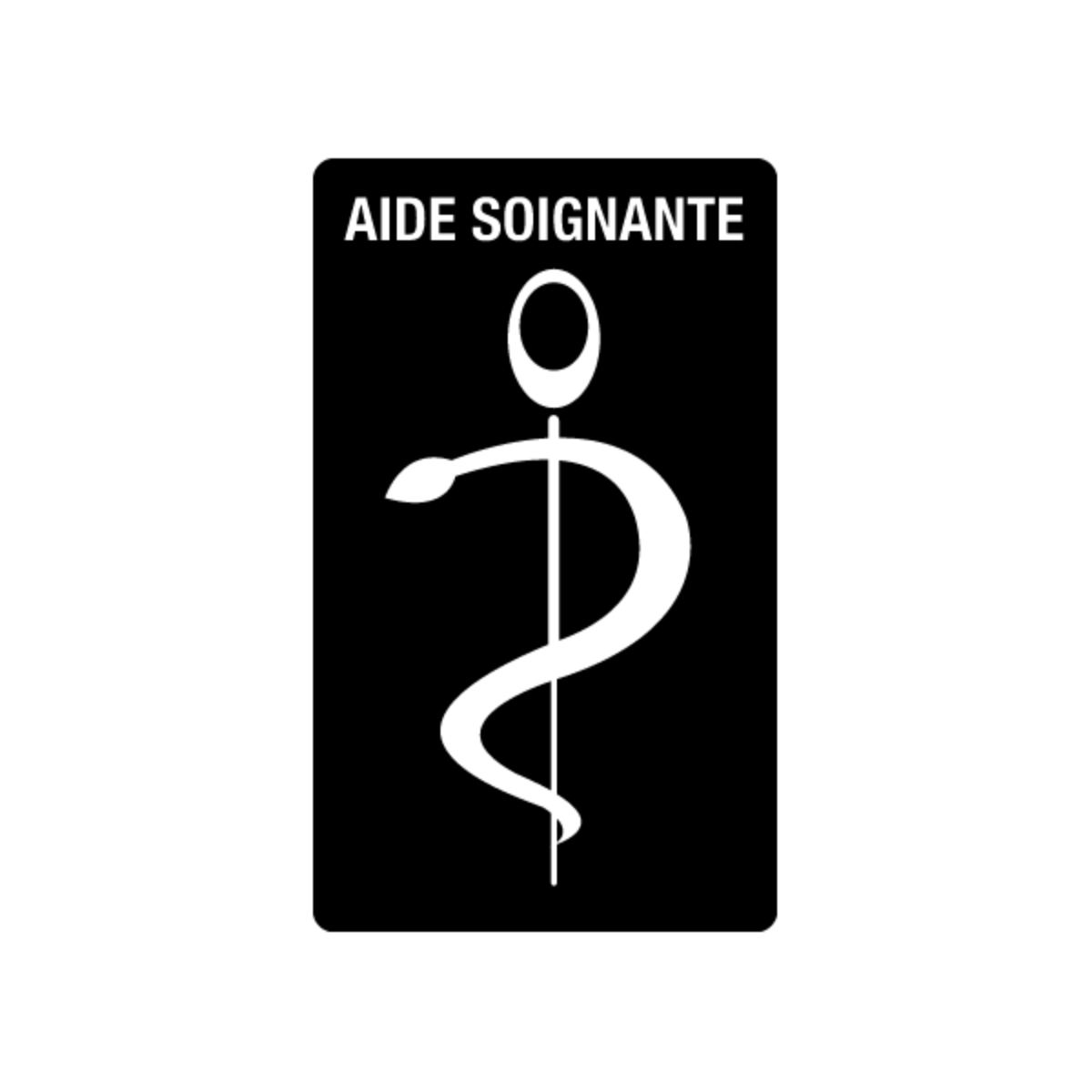 caducee-aide-soignante-personnalisable acheté - par Céline  - le 03-02-2021