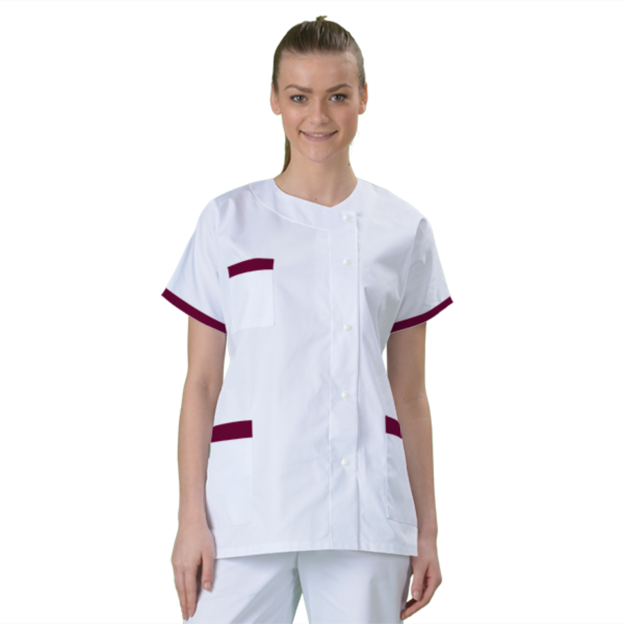 blouse-medicale-col-carre-a-personnaliser acheté - par Vicky - le 26-06-2018