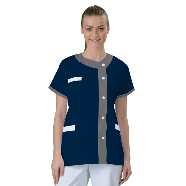 blouse-medicale-col-carre-a-personnaliser acheté - par Mégane - le 03-03-2020