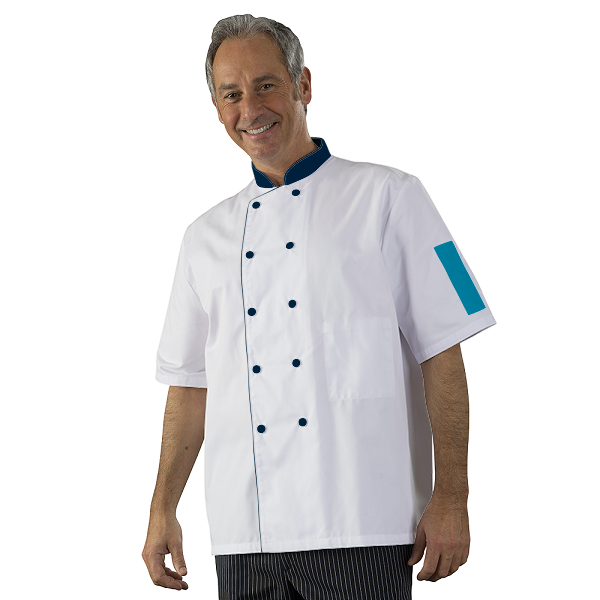 veste-de-cuisine-a-personnaliser-manches-courtes acheté - par Roger - le 11-06-2019