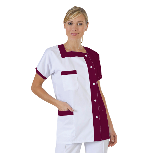 blouse-medicale-col-carre-a-personnaliser acheté - par grazia - le 30-06-2023