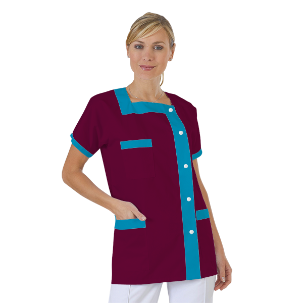 blouse-medicale-col-carre-a-personnaliser acheté - par Eva - le 20-11-2018