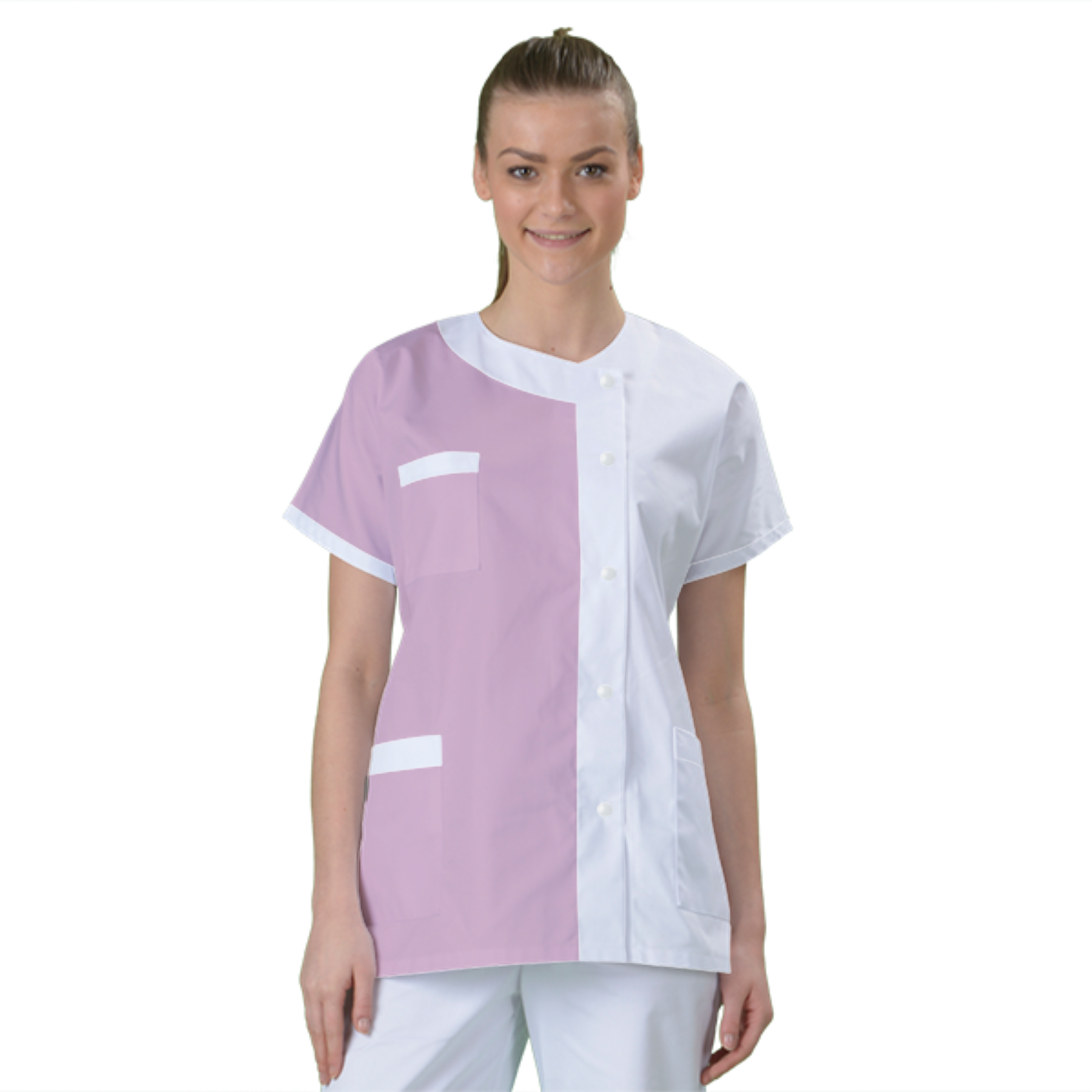 blouse-medicale-col-carre-a-personnaliser acheté - par David  - le 09-07-2019