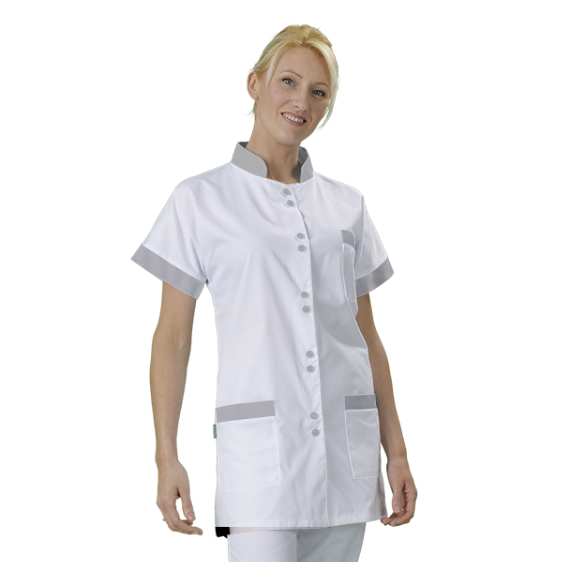 tunique-de-travail-col-mao-a-personnaliser acheté - par MURIEL - le 10-05-2026