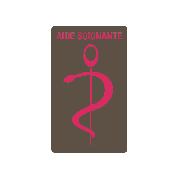 caducee-aide-soignante-personnalisable acheté - par Regine - le 29-09-2019