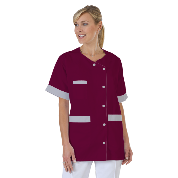 blouse-infirmiere-personnalise-col-trapeze acheté - par Damein - le 05-10-2021