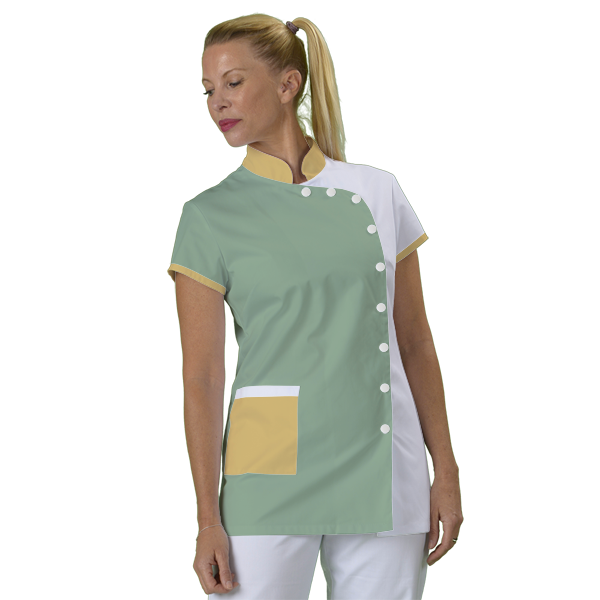 tunique-medicale-infirmiere-personnalisee-col-mao acheté - par Carine - le 19-09-2025