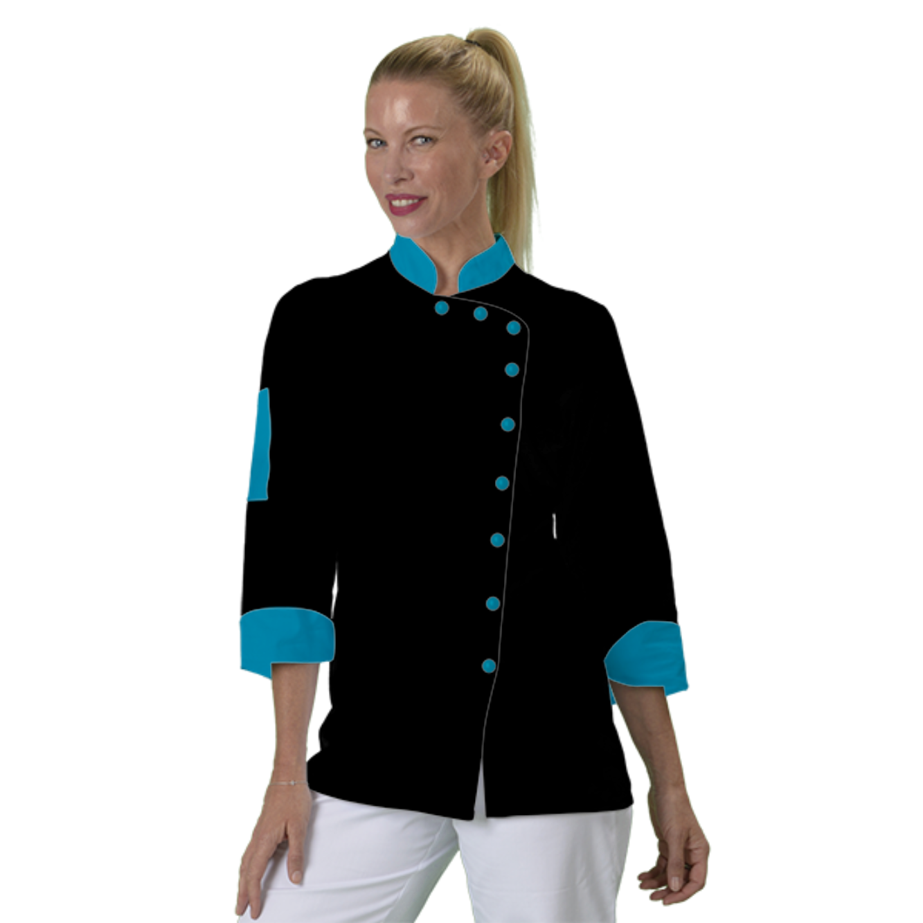 Veste de cuisine femme a personnaliser