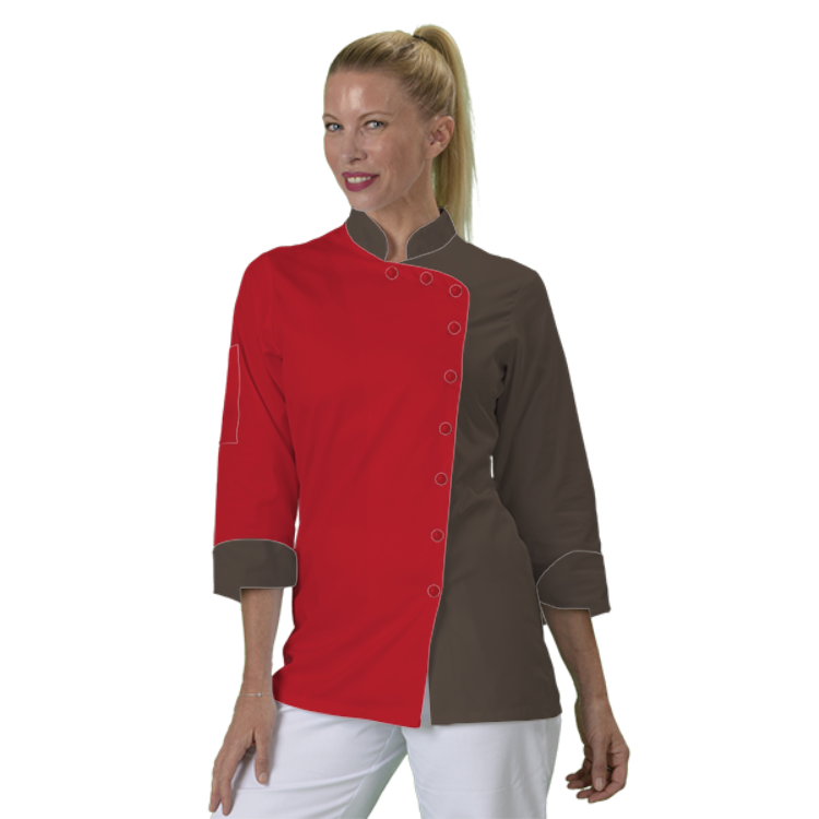 Veste de cuisine femme a personnaliser