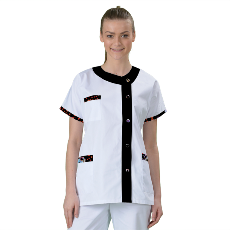 blouse-de-travail-personnalisee-tunique-medicale acheté - par Fabienne - le 25-10-2020