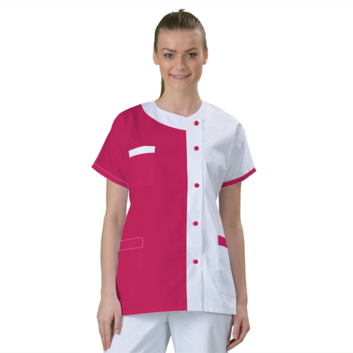 blouse-medicale-col-carre-a-personnaliser acheté - par Severine - le 17-11-2018