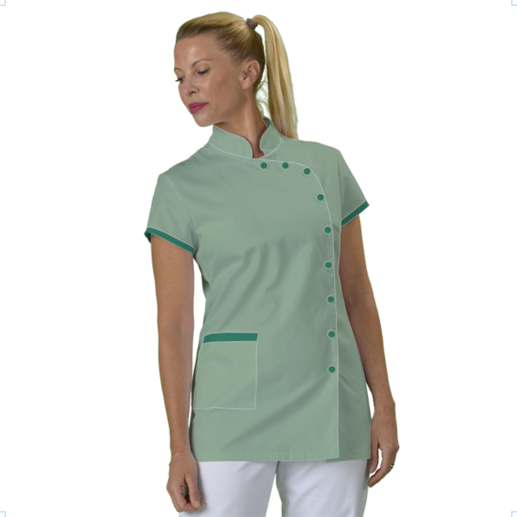 tunique-medicale-infirmiere-col-mao-a-personnaliser acheté - par murielle - le 16-08-2026