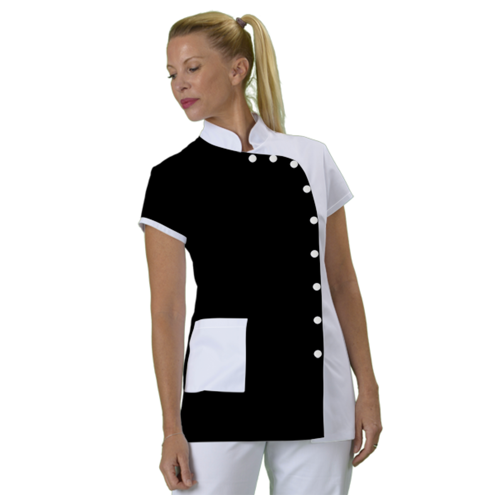 tunique-medicale-infirmiere-col-mao-a-personnaliser acheté - par Claire - le 25-10-2025