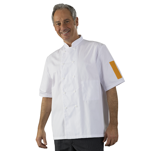 veste-de-cuisine-a-personnaliser-manches-courtes acheté - par Christian - le 17-02-2023